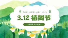 【新】幼兒園小學312植樹節(jié)的由來主題班會PPT課件