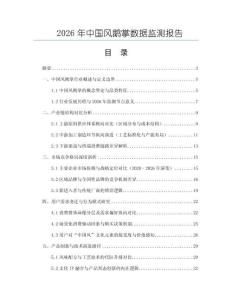 2026年中國風鵝掌數(shù)據(jù)監(jiān)測報告