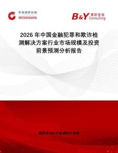 2026年中國金融犯罪和欺詐檢測解決方案行業市場規模及投資前景預測分析報告