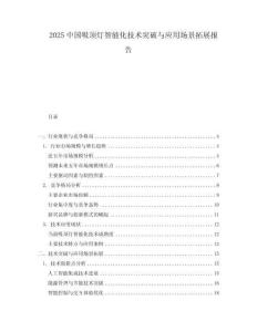 2025中國吸頂燈智能化技術突破與應用場景拓展報告