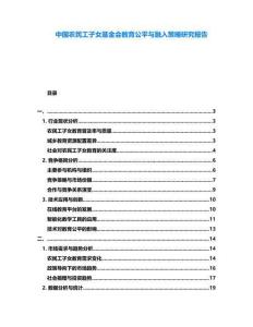 中國農(nóng)民工子女基金會教育公平與融入策略研究報(bào)告