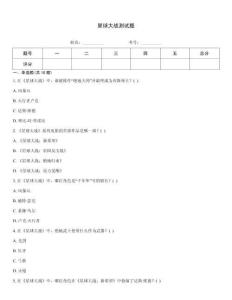 星球大戰測試題