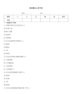 測試題女人花不花
