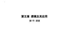 5.1 透镜 教学课件 (共24张PPT) 2025-2026学年初中物理人教版（2024）八年级上册