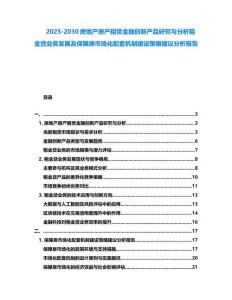 2025-2030房地產(chǎn)房產(chǎn)租賃金融創(chuàng)新產(chǎn)品研究與分析租金貸業(yè)務(wù)發(fā)展及保障房市場化配套機制建設(shè)策略建議分析報告