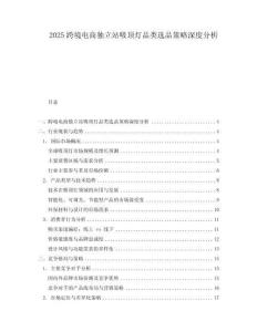 2025跨境電商獨立站吸頂燈品類選品策略深度分析