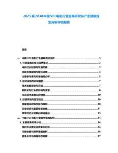 2025至2030中国VCI电影行业发展研究与产业战略规划分析评估报告