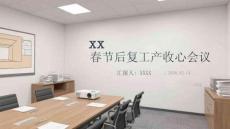 家具公司年后復工復產收心會議