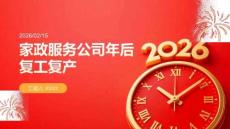 家政服務公司年后復工復產