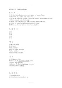 新編大學德語課本練習參考答案