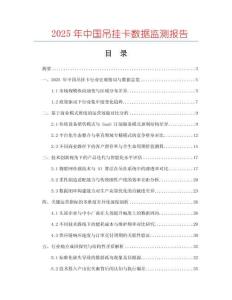 2025年中國(guó)吊掛卡數(shù)據(jù)監(jiān)測(cè)報(bào)告