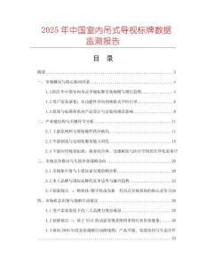 2025年中國室內(nèi)吊式導視標牌數(shù)據(jù)監(jiān)測報告