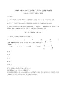 2026年鄭州黃河護理職業(yè)學(xué)院單招《數(shù)學(xué)》考試彩蛋押題附參考答案詳解【培優(yōu)】
