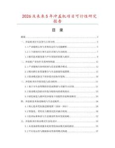 2026及未來5年沖蓋機(jī)項(xiàng)目可行性研究報告