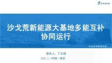 沙戈荒新能源大基地多能互補(bǔ)協(xié)同運(yùn)行-