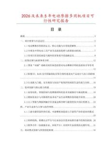 2026及未來5年電動摩擦多用機項目可行性研究報告