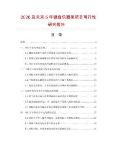 2026及未來5年鍵盤樂器架項目可行性研究報告