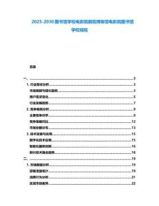 2025-2030圖書館學校電影院劇院博物館電影院圖書館學校戲院