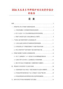 2026及未來5年焊錫爐項目投資價值分析報告