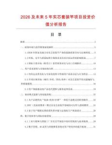 2026及未來(lái)5年實(shí)芯套裝竿項(xiàng)目投資價(jià)值分析報(bào)告