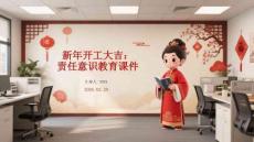 新年開工大吉：責任意識教育課件