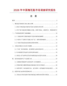 2026年中國(guó)梅花匙市場(chǎng)調(diào)查研究報(bào)告