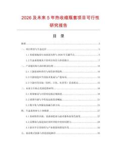 2026及未來5年熱收縮瓶套項目可行性研究報告