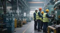 2026年新年開工安全生產培訓：筑牢復工安全防線