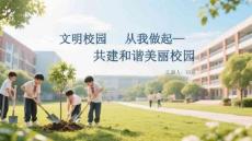 文明校園 從我做起共建和諧美麗校園