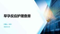 早孕反应护理查房