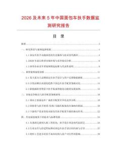 2026及未來5年中國面包車扶手?jǐn)?shù)據(jù)監(jiān)測(cè)研究報(bào)告