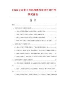 2026及未來5年機繡棉臺布項目可行性研究報告
