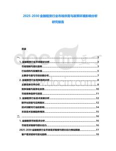 2025-2030金融租賃行業(yè)市場(chǎng)供需與政策環(huán)境影響分析研究報(bào)告