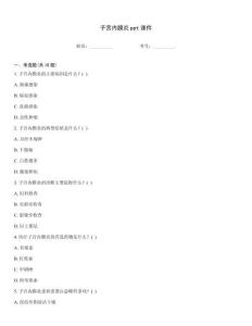 子宫内膜炎ppt课件
