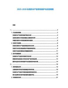 2025-2030樂高積木產(chǎn)品專利保護(hù)與仿冒調(diào)查