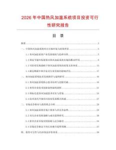 2026年中國(guó)熱風(fēng)加溫系統(tǒng)項(xiàng)目投資可行性研究報(bào)告
