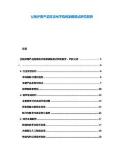 過敏護理產(chǎn)品跨境電子商務發(fā)展模式研究報告