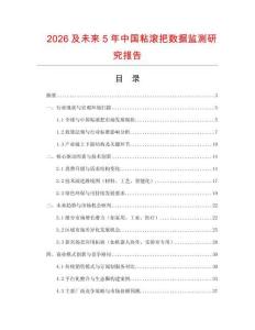 2026及未來5年中國粘滾把數據監測研究報告