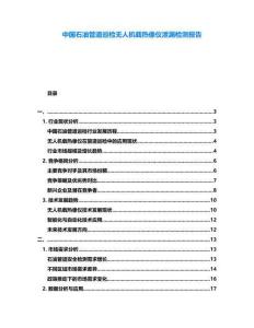 中國石油管道巡檢無人機載熱像儀泄漏檢測報告