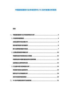 中國(guó)通信服務(wù)行業(yè)市場(chǎng)競(jìng)爭(zhēng)與5G技術(shù)發(fā)展分析報(bào)告