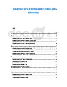 瑙魯椰殼活性炭產業市場長期發展前景分析投資優化評估規劃研究報告