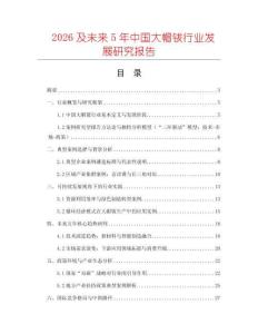 2026及未來(lái)5年中國(guó)大帽鈸行業(yè)發(fā)展研究報(bào)告