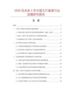2026及未來5年中國大片紫菜行業發展研究報告