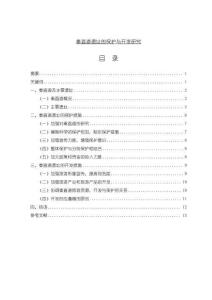 《【秦直道遺址的保護與開發研究】11000字》