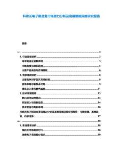 科索沃電子制造業(yè)市場潛力分析及發(fā)展策略深度研究報告