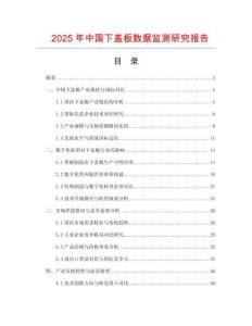 2025年中國下蓋板數(shù)據(jù)監(jiān)測研究報(bào)告