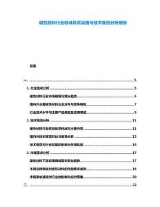 磁性材料行业标准体系完善与技术规范分析报告