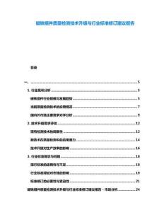 磁铁组件质量检测技术升级与行业标准修订建议报告
