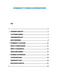 高性能磁體生產工藝創(chuàng)新及行業(yè)標準制定研究報告