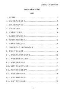 路面開裂檢測與分析